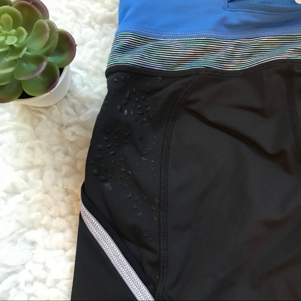 LULULEMON run a marathon Black/blue crops - Picture 3 of 7